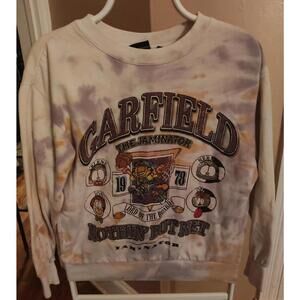 Garfield Jaminator Basketball Sweatshirt Women S Tie Dye